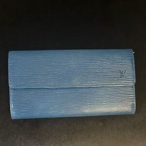 Louis Vuitton Azure Textured Clutch
